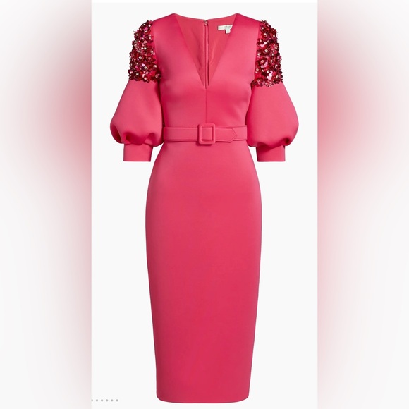 Bradley Mishka Belted Scuba Dress - Picture 1 of 1